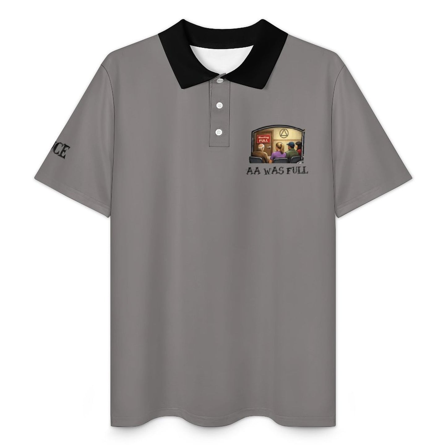 AA Was Full - Men's Quick Dry Performance POLO Shirt -