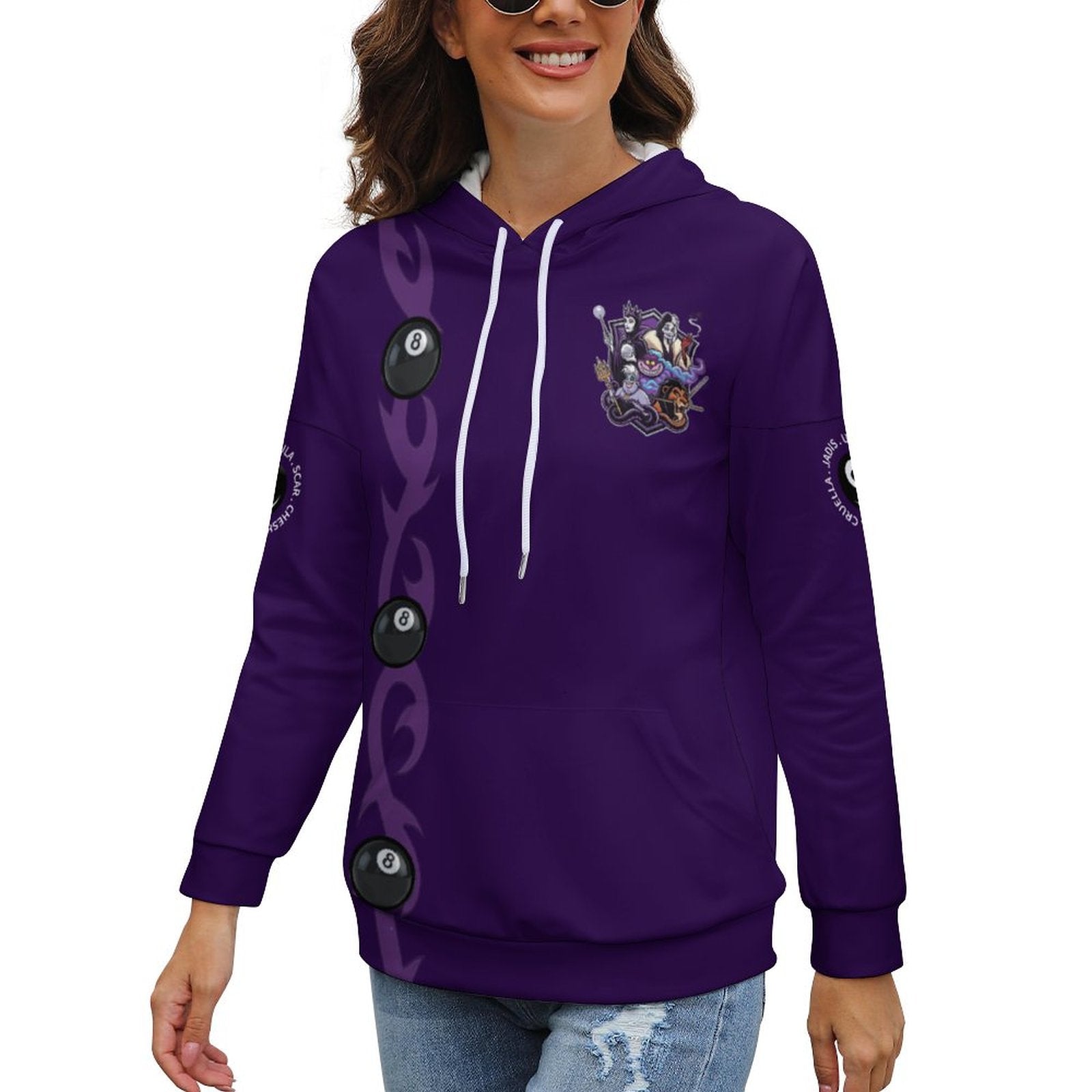 The Villains Drop shoulder Hoodie