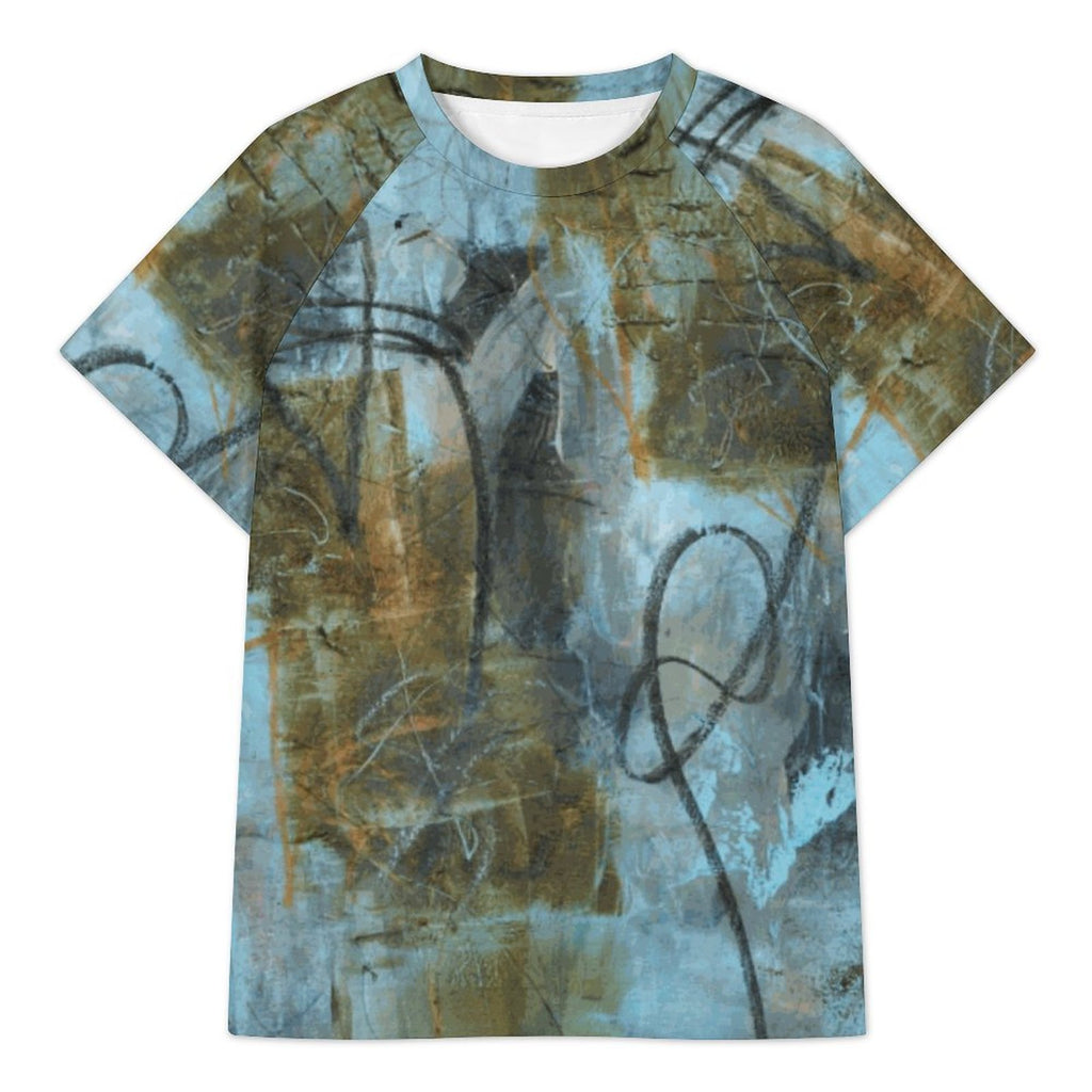 180gsm Women's Raglan T-shirt(All-Over Printing)