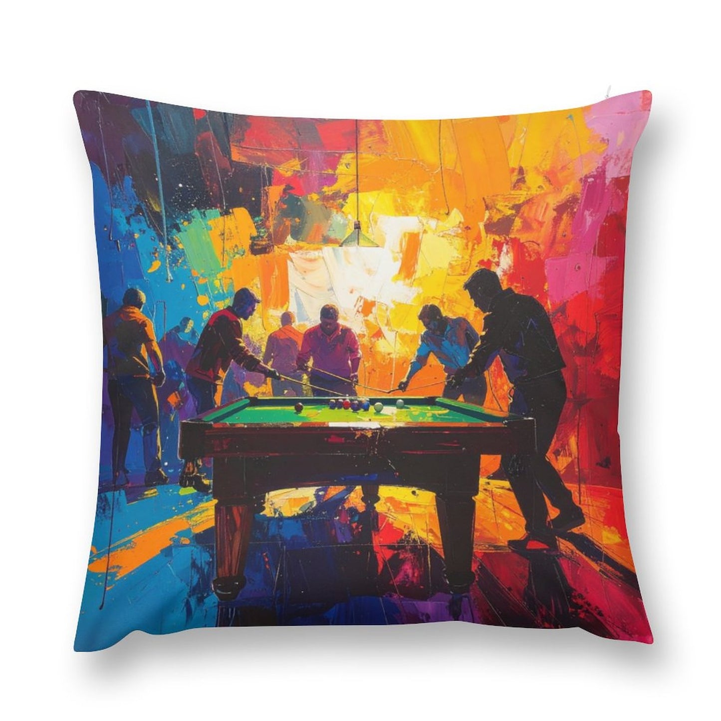 Short Plush Pillow Cover(Dual-sided Printing)
