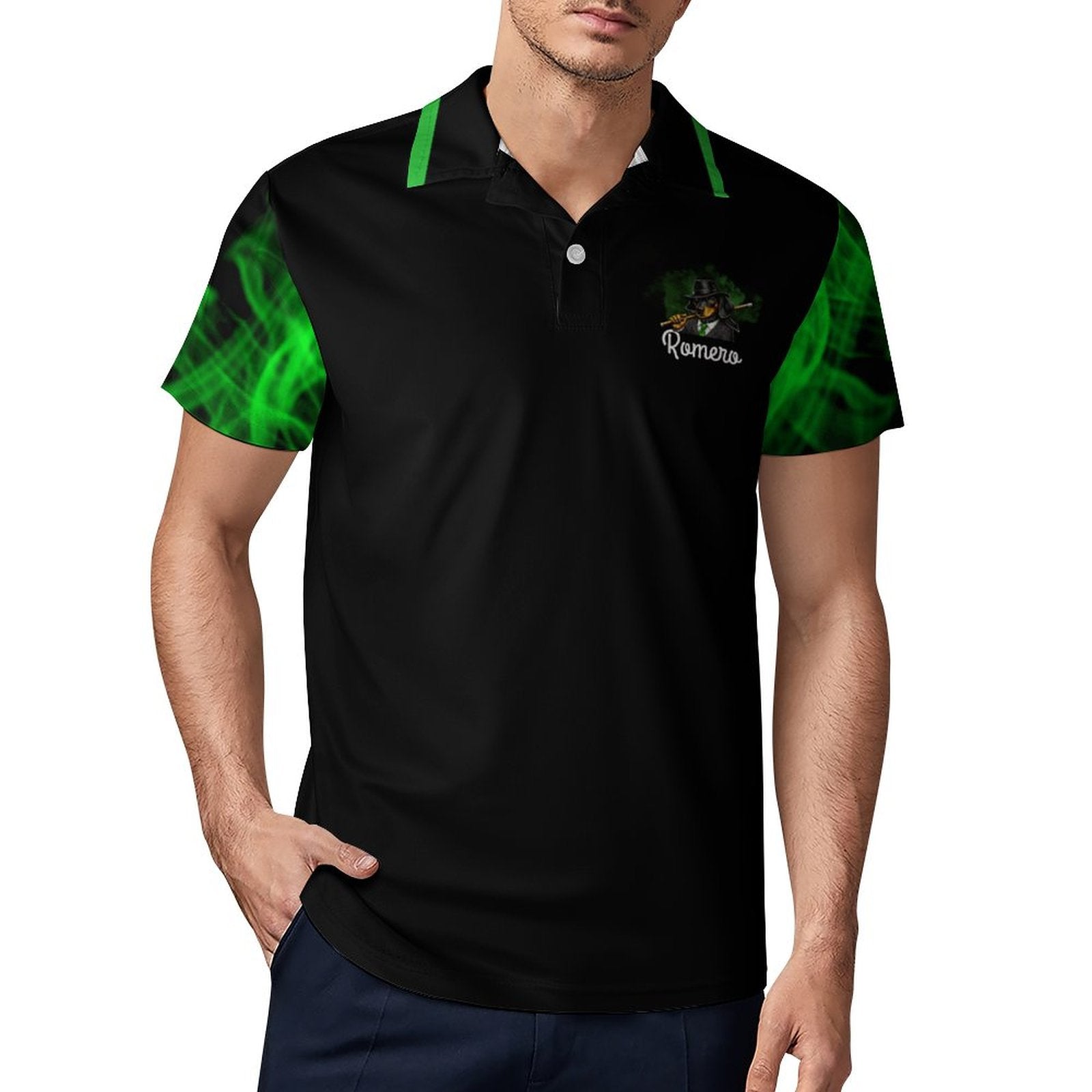 High I-Cue MN - Cotton Team Shirt - Cotton With Smoke Sleeves
