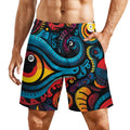 Dead Stroke Men's Beach Shorts with 4 Pockets