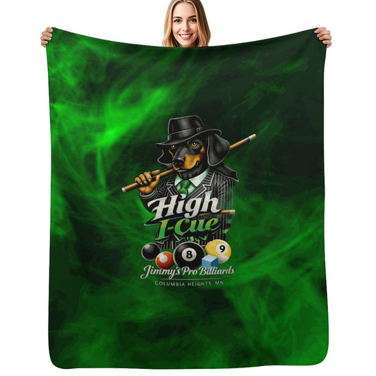 High I-Cue MN Sherpa Fleece Throw Blanket-50"×60"