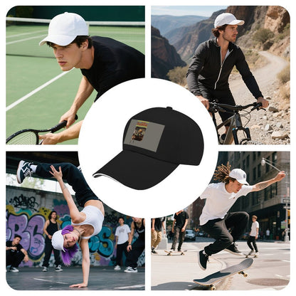 Baseball Cap for Men Women Curved Visor Sandwich