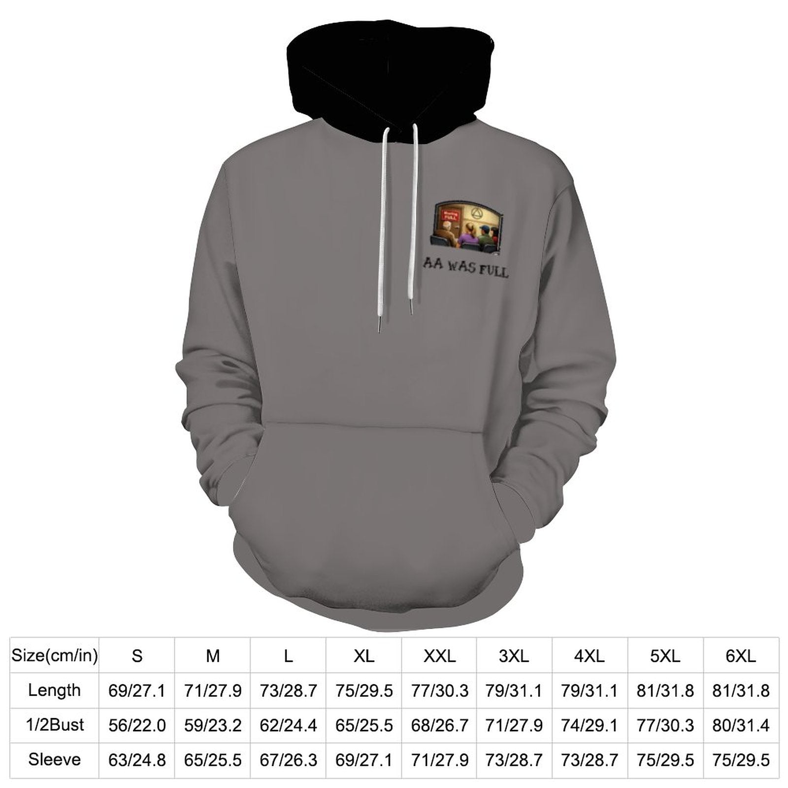 "AA Was Full" Women’s Premium Pullover Hoodie – Double-Layer Hood, Soft Stretch Fabric