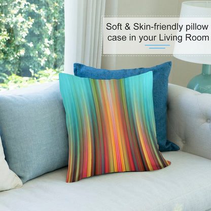 Short Plush Pillow Cover(Dual-sided Printing)