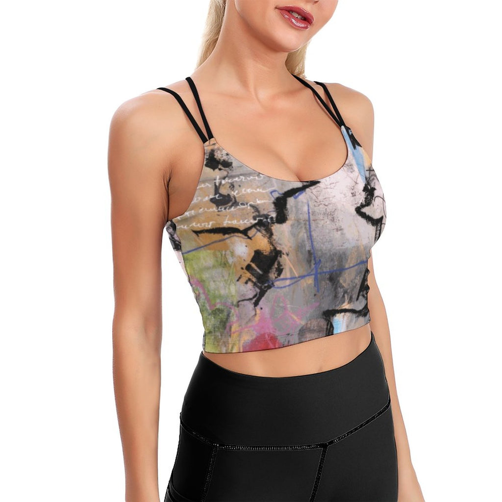 City Collection - Workout Crop Yoga Tank Top