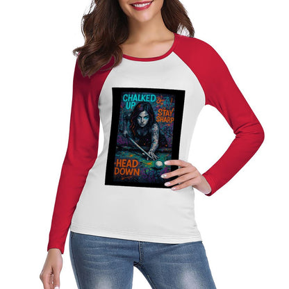Chalked Up Raglan Women's Long Sleeve T-shirt