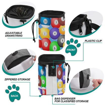 Pool Balls Collection: Dog Treat Training Bag