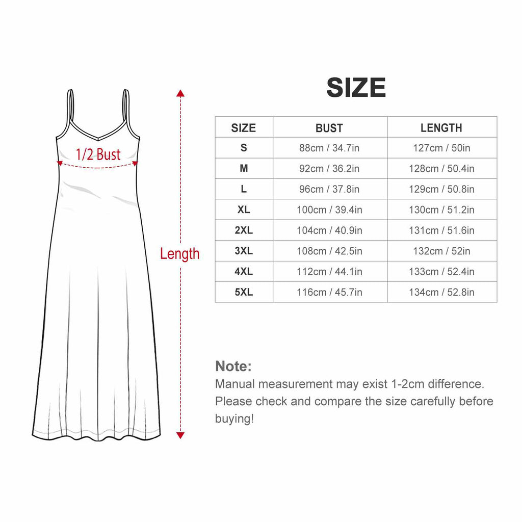 Chalked Up Ankle-length Slip Dress
