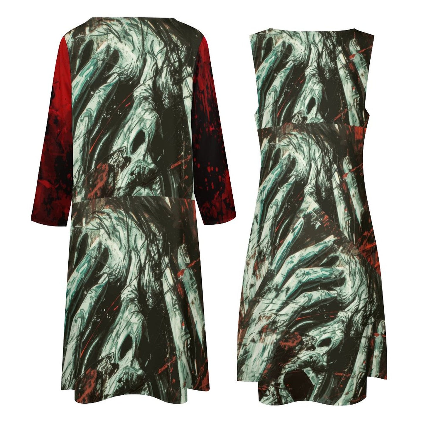 City Life -Two-Piece Long Dress Set