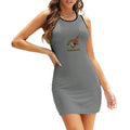 8 Ball Flame - Sleeveless Ladies Tank Dress
