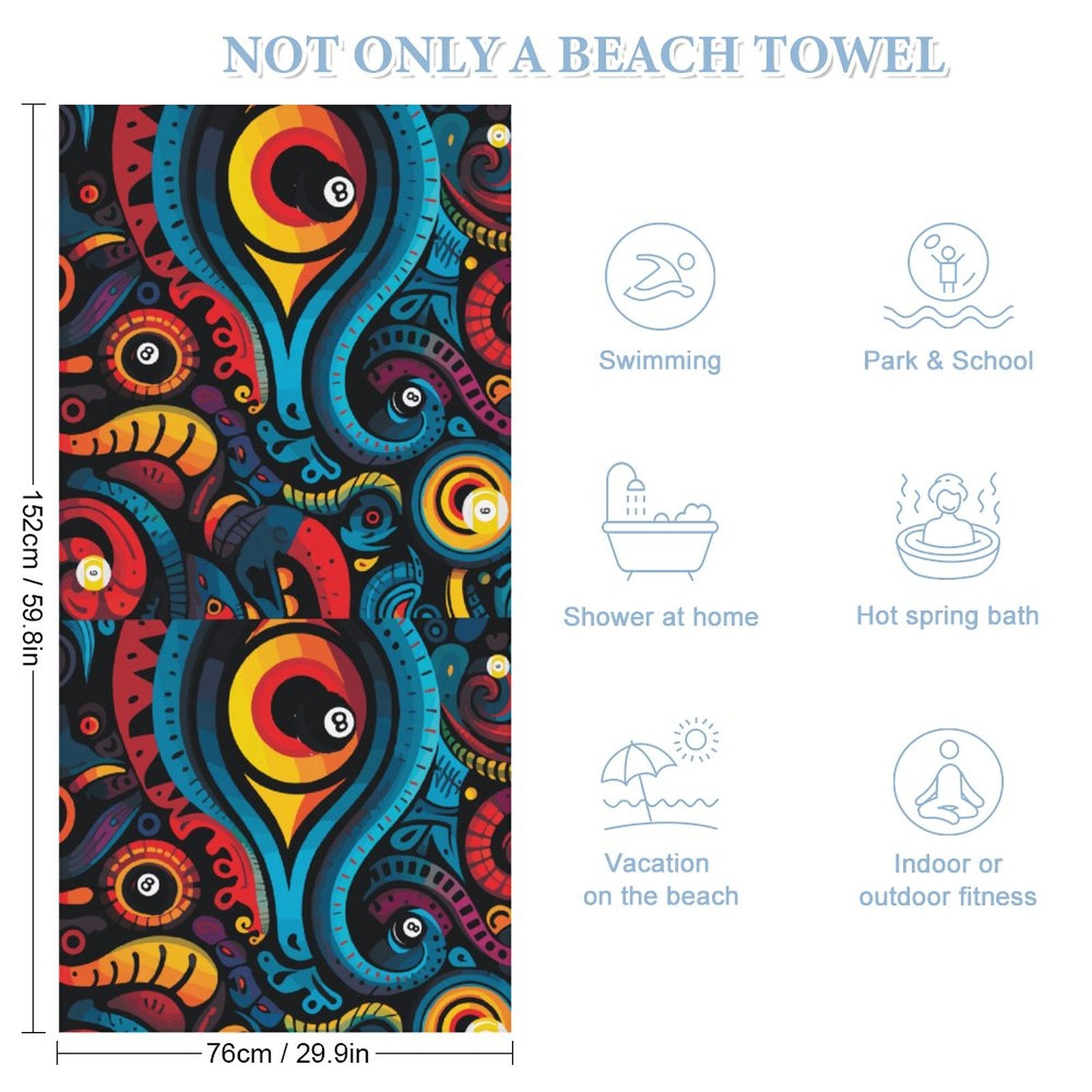 Dead stroke -Thick Beach Towel