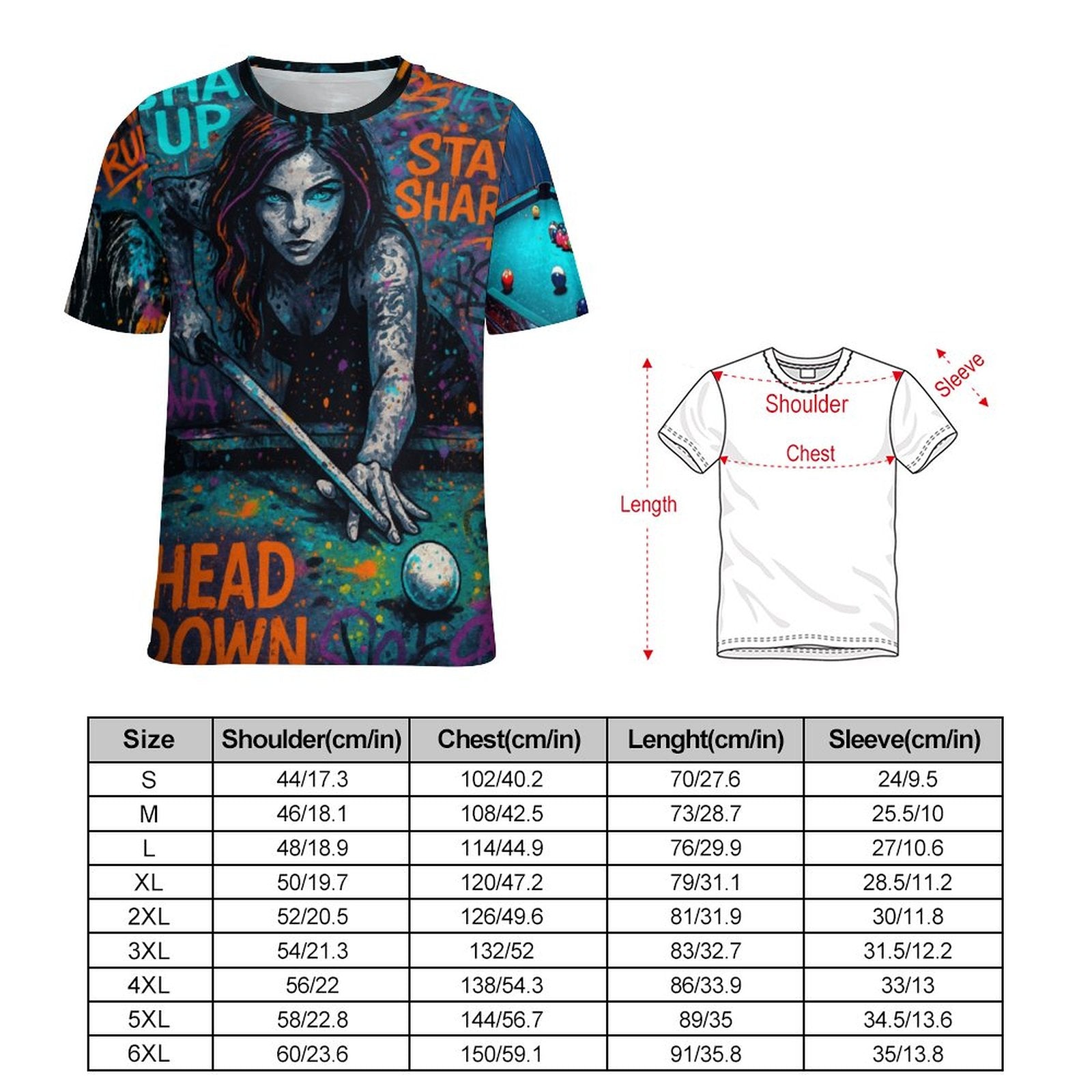 Chalked Up – Women’s Graphic T-Shirt