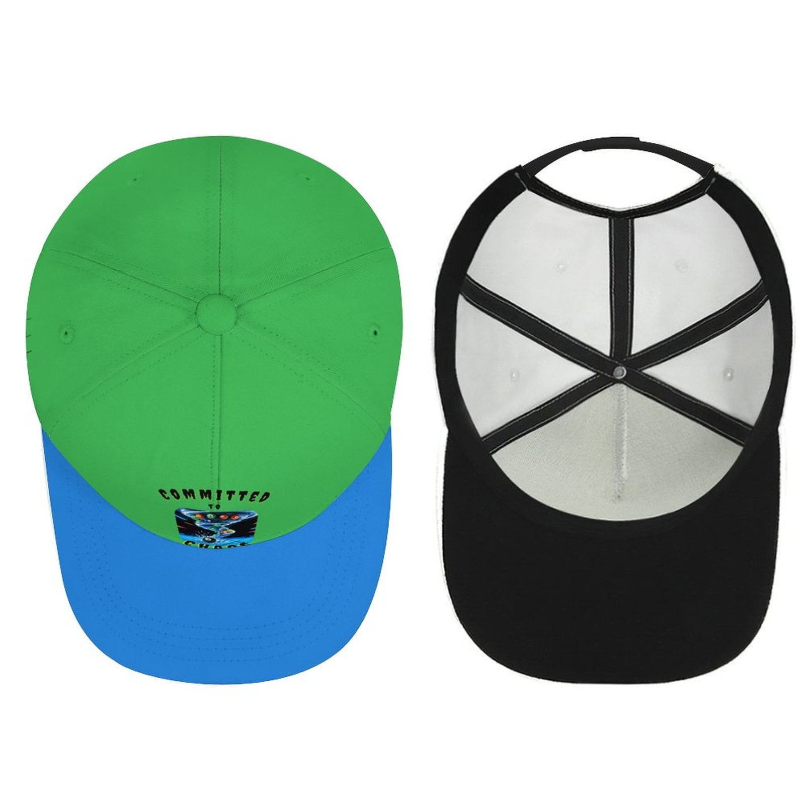 Bent Snapback Cap - Committed to Chaos