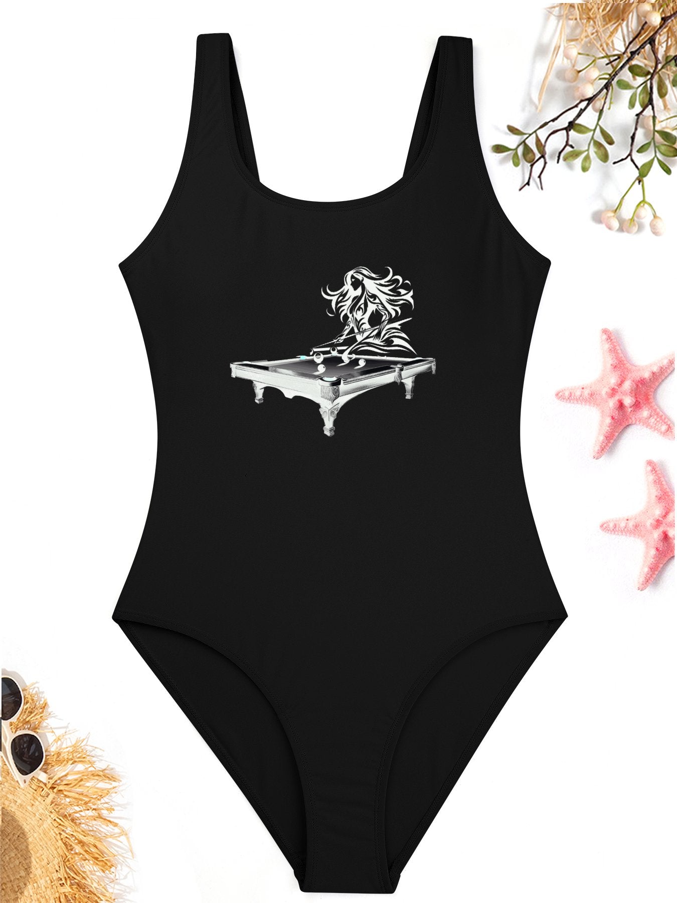 Perseverance  Athletic Strap One-Piece Swimsuit for Women