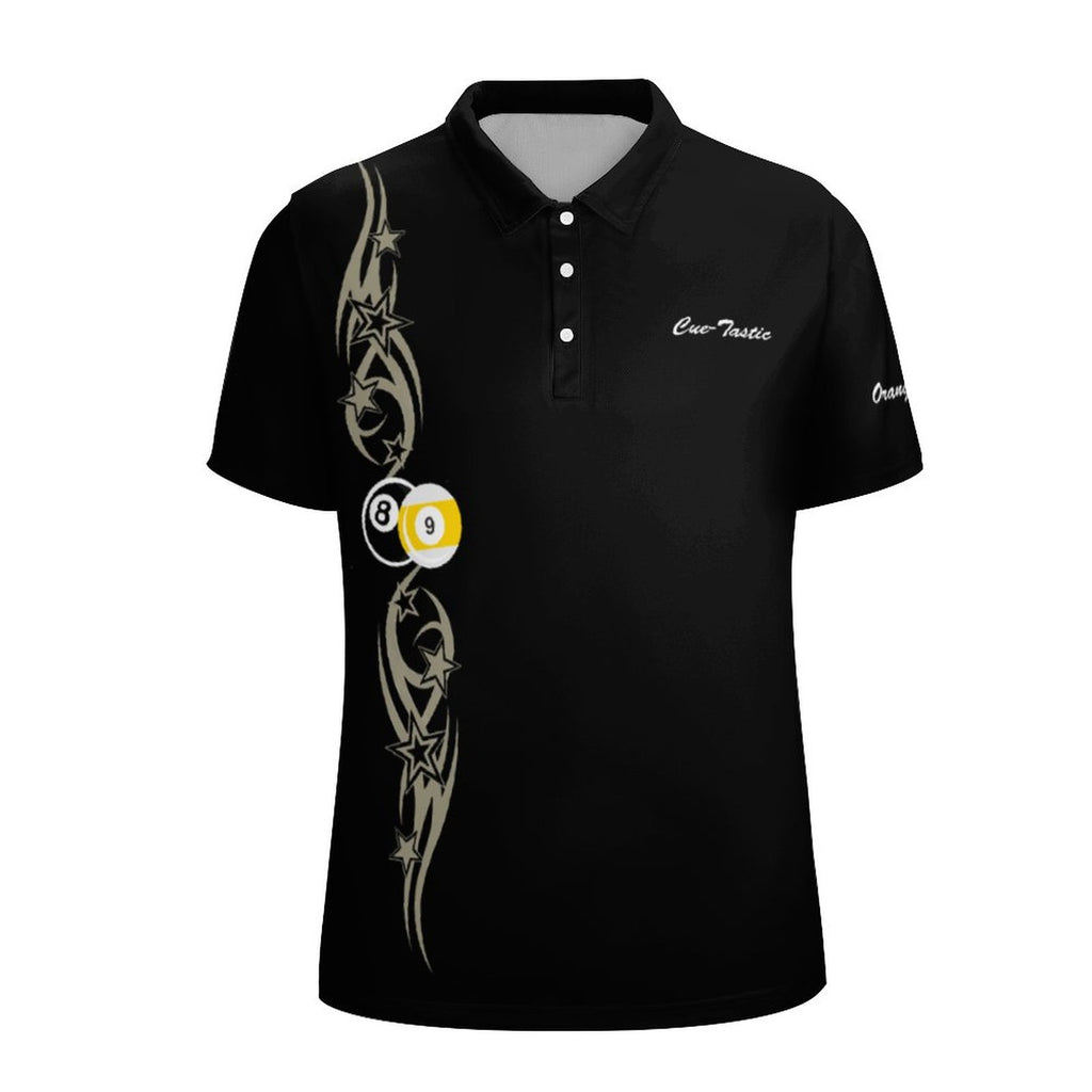 Cuetastic Straight Down Golf Shirt V2