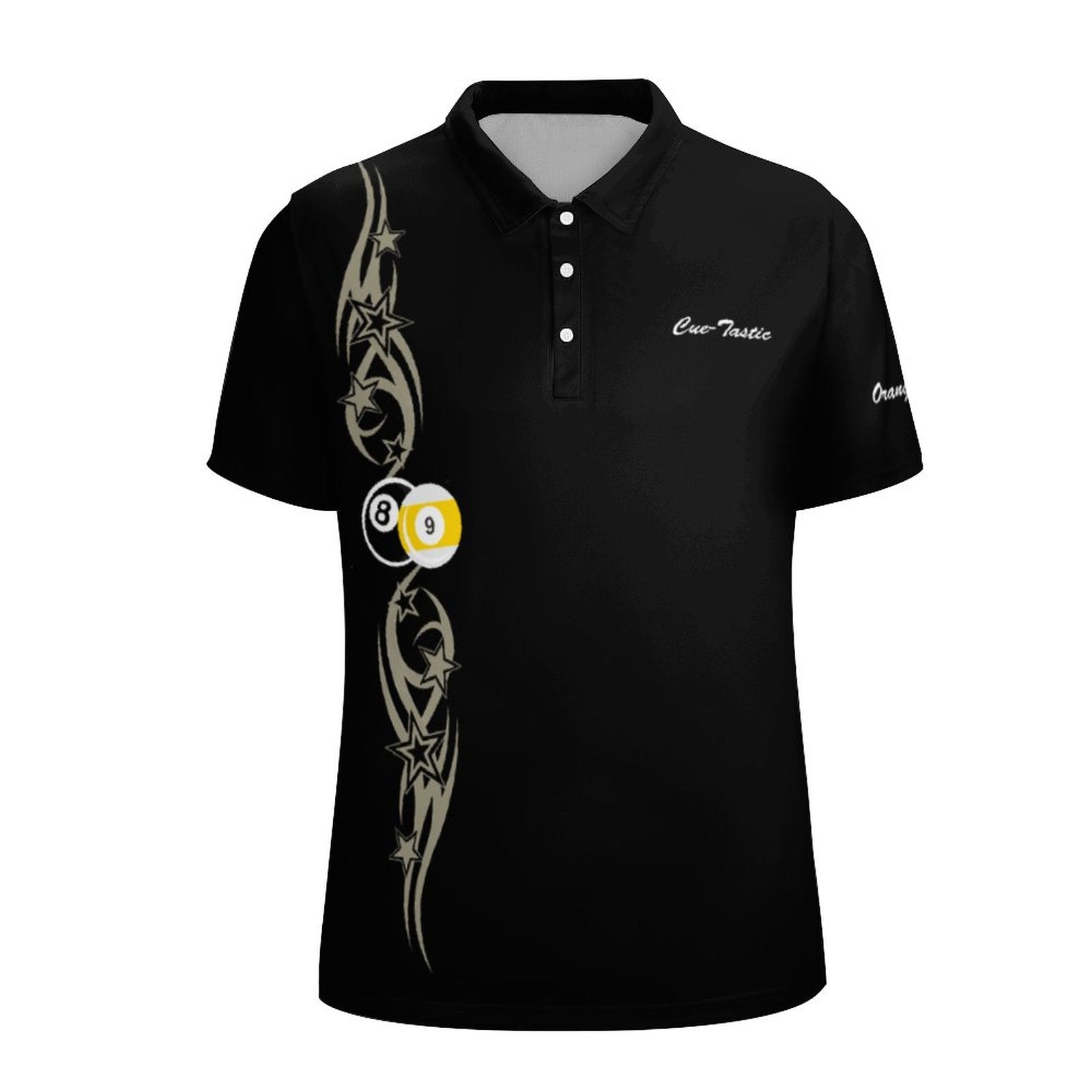 Cuetastic Straight Down Golf Shirt V2