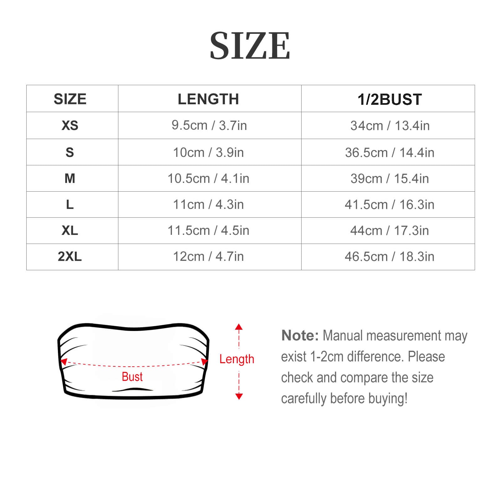 City Collection - Strapless Women's Tube Top Y2K Bandeau