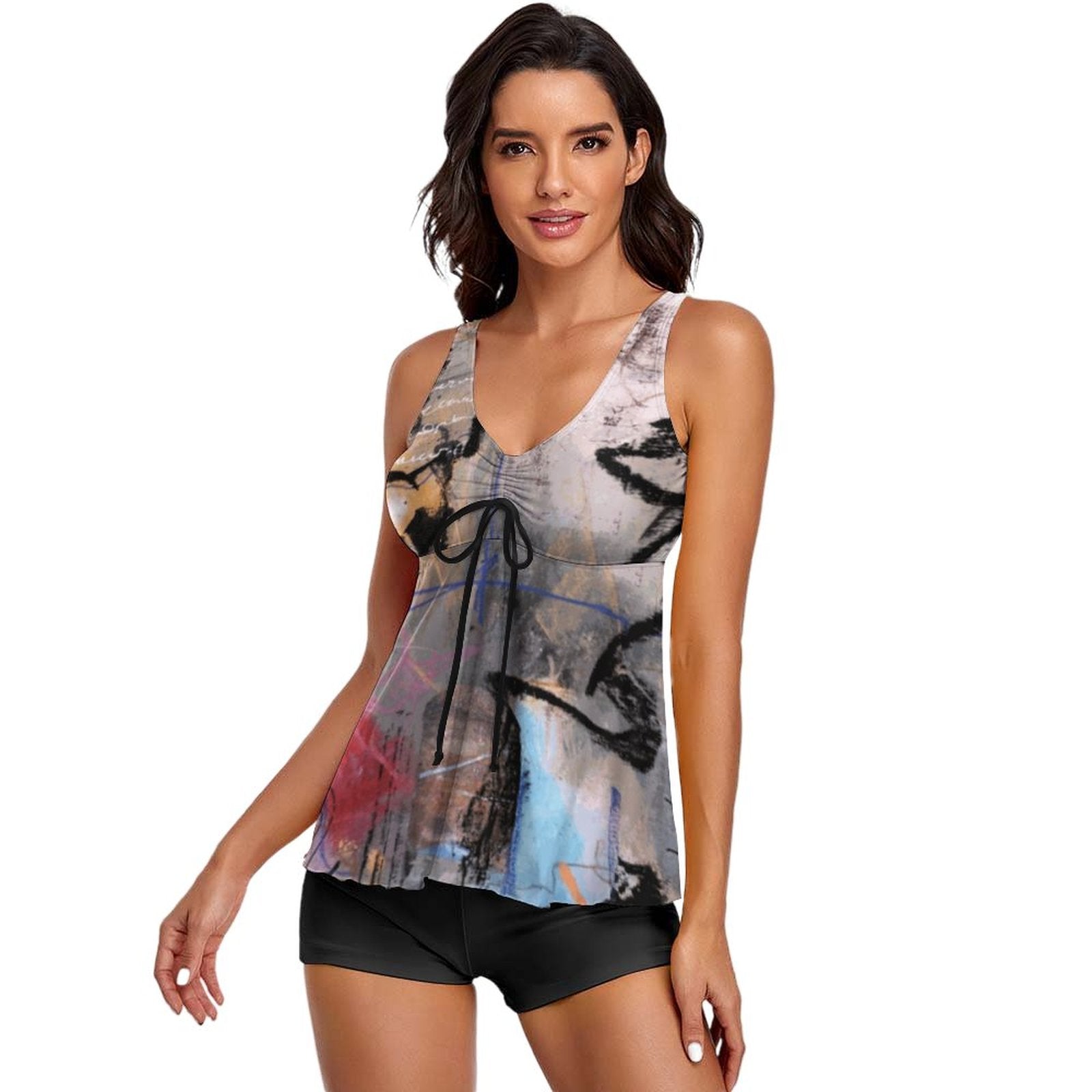 City Collection - 2-Piece Women's Tankini Swimsuit