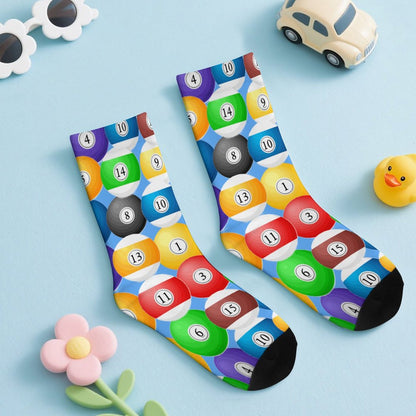 Personalized Contrast Color Socks for Kids