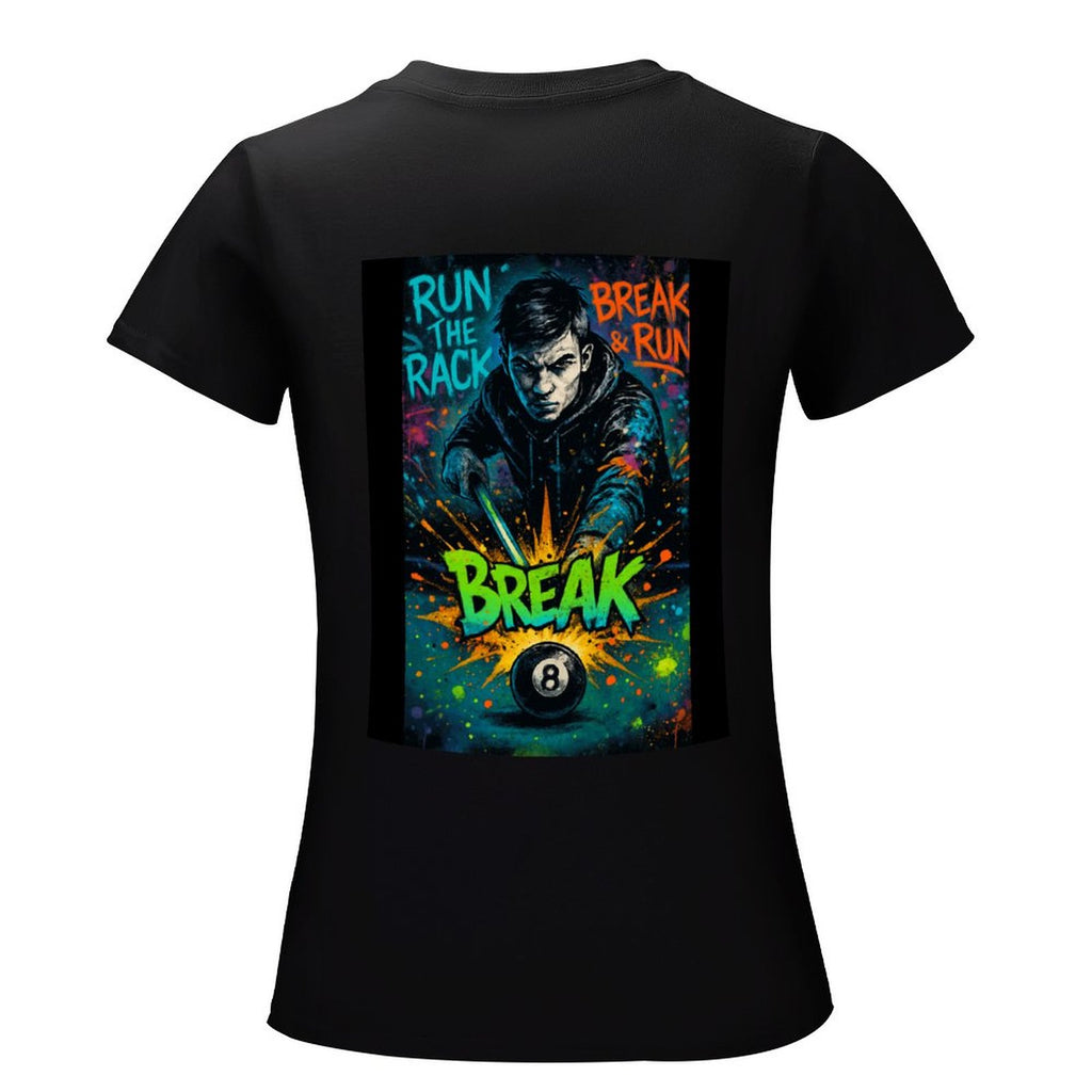 Chalked Up – Women’s Front Print Graphic T-Shirt