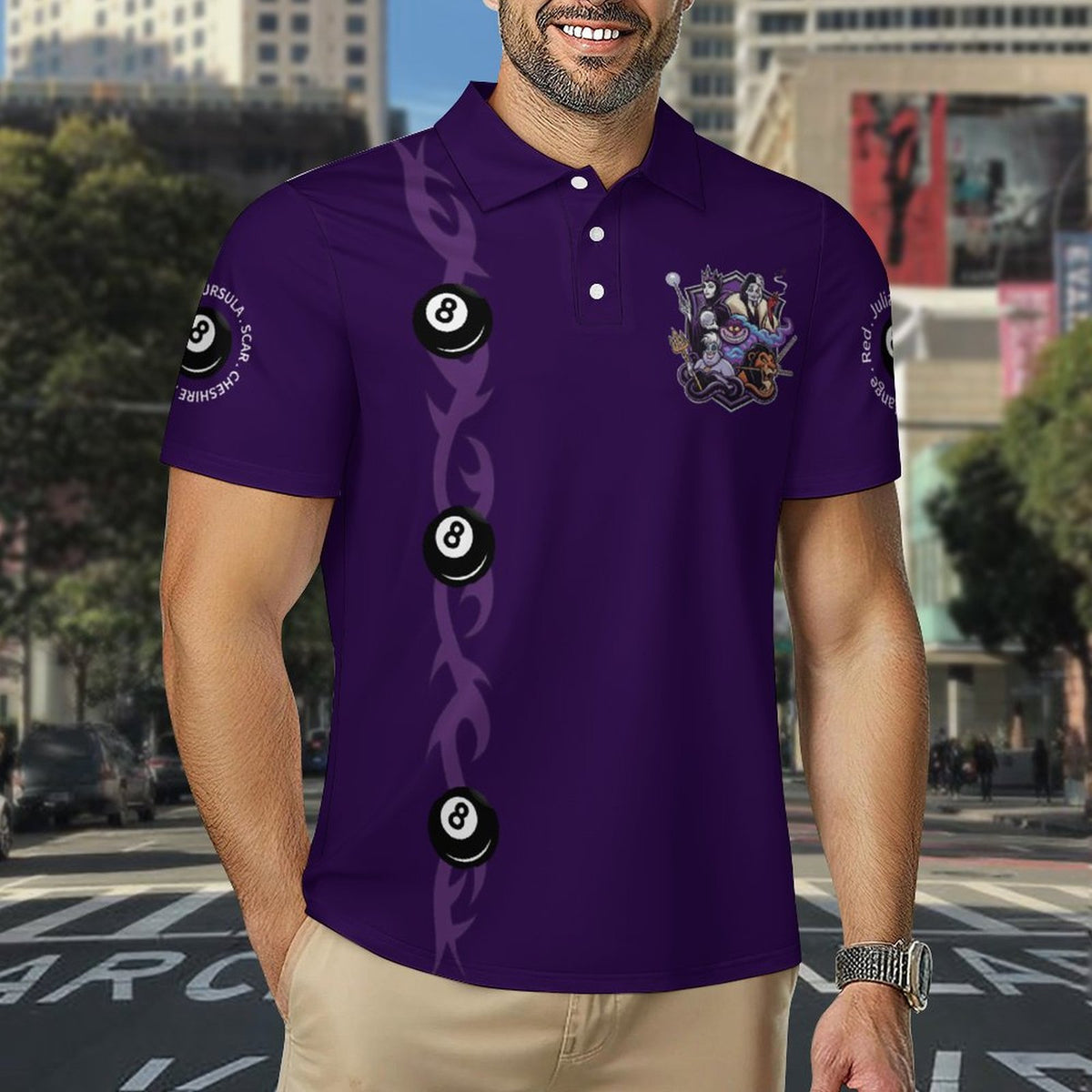 Final Villains Team Shirt Mens Polo