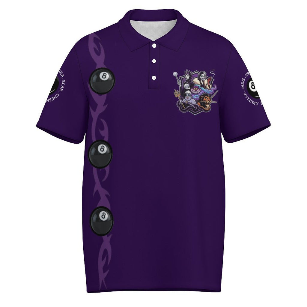 The Villains Team Shirt  Mens Polo Quick Dry