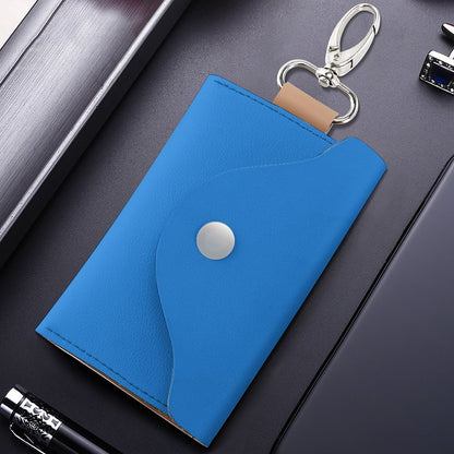 Leather Key Holder Pouch -Committed to Chaos