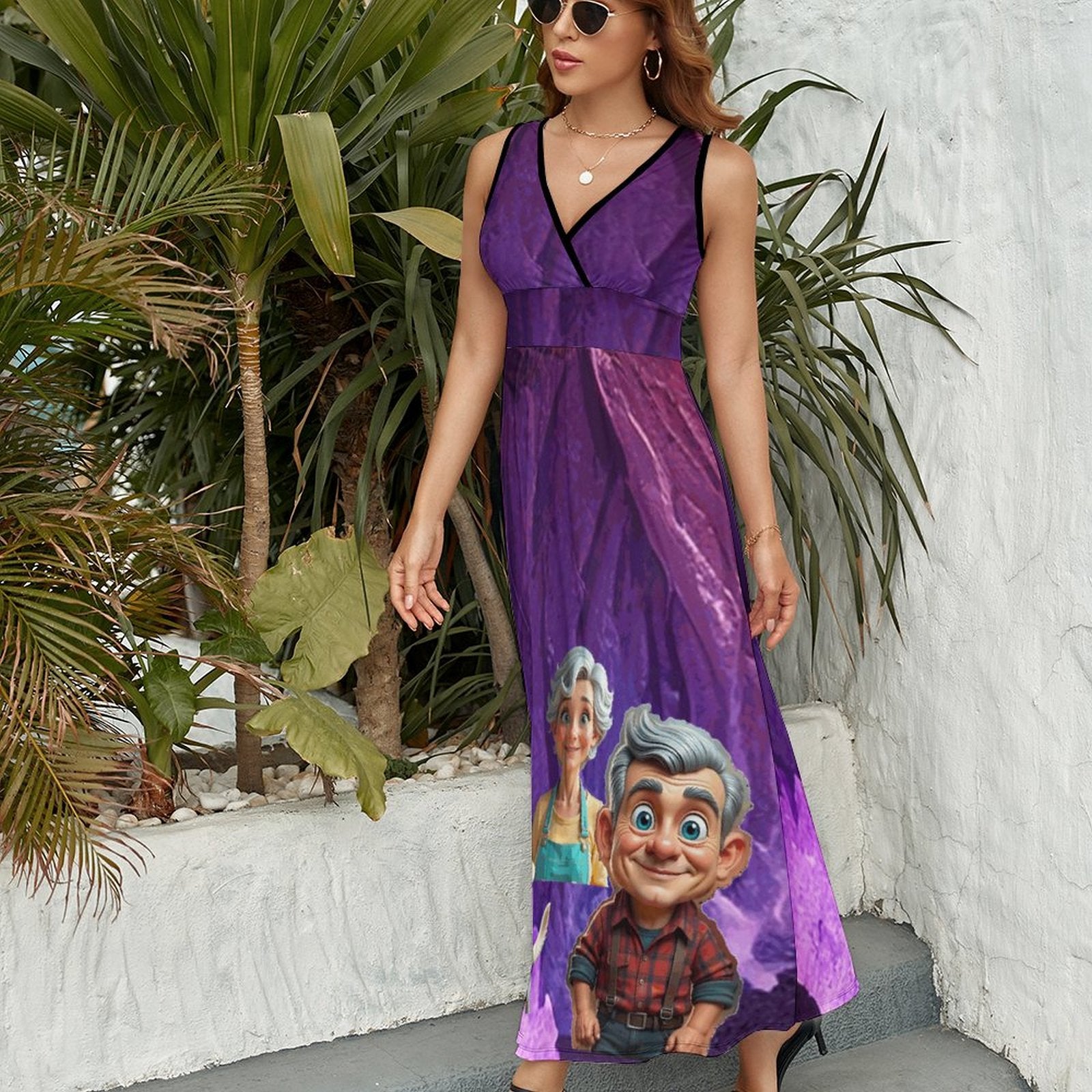 JTW v-neck dress