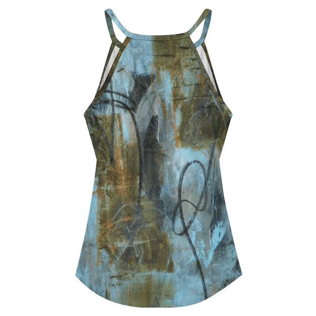 High Neck Tank Top(All-Over Printing)