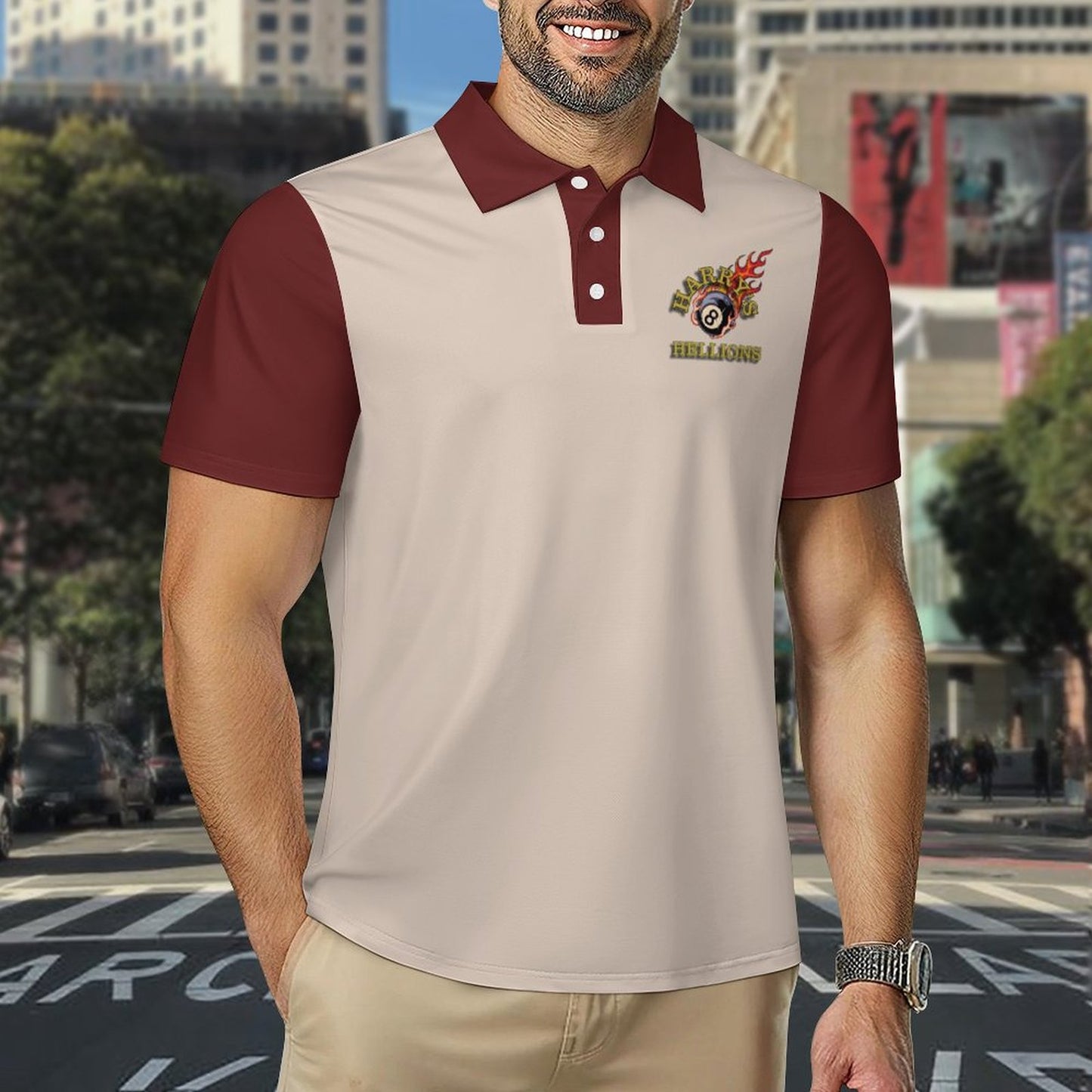 Harry's Hellions Supporter Men's Quick Dry POLO Shirt