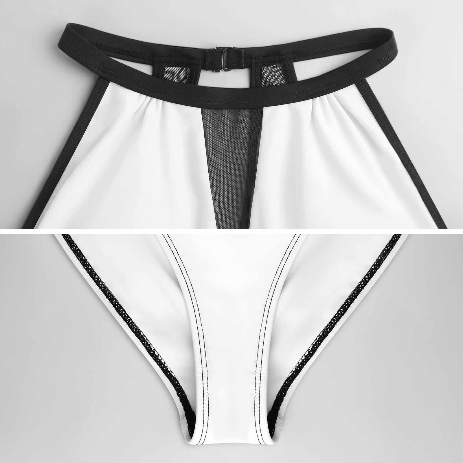 City Collection - Sheer Mesh One-Piece Swimsuit