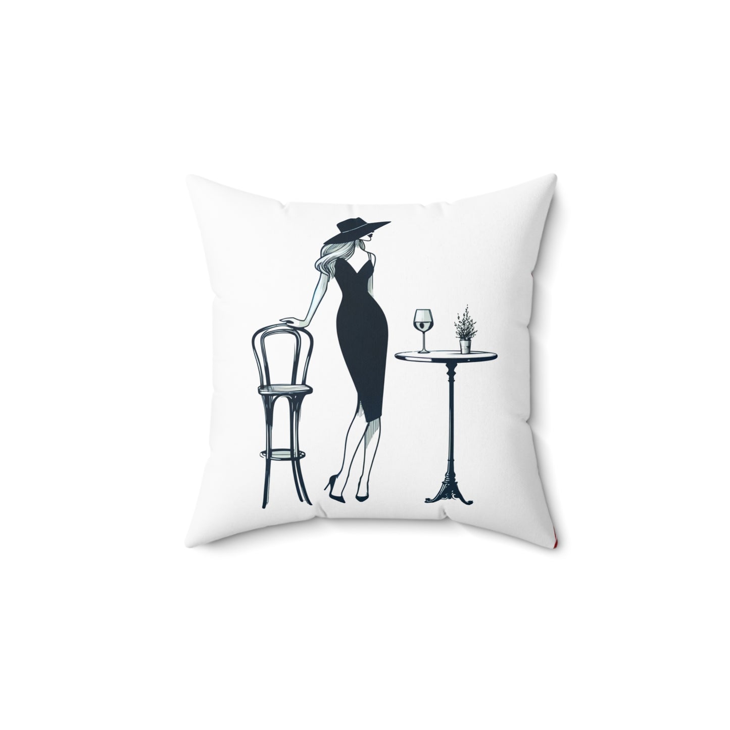 Spun Polyester Square Pillow