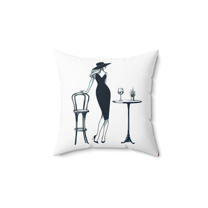 Spun Polyester Square Pillow