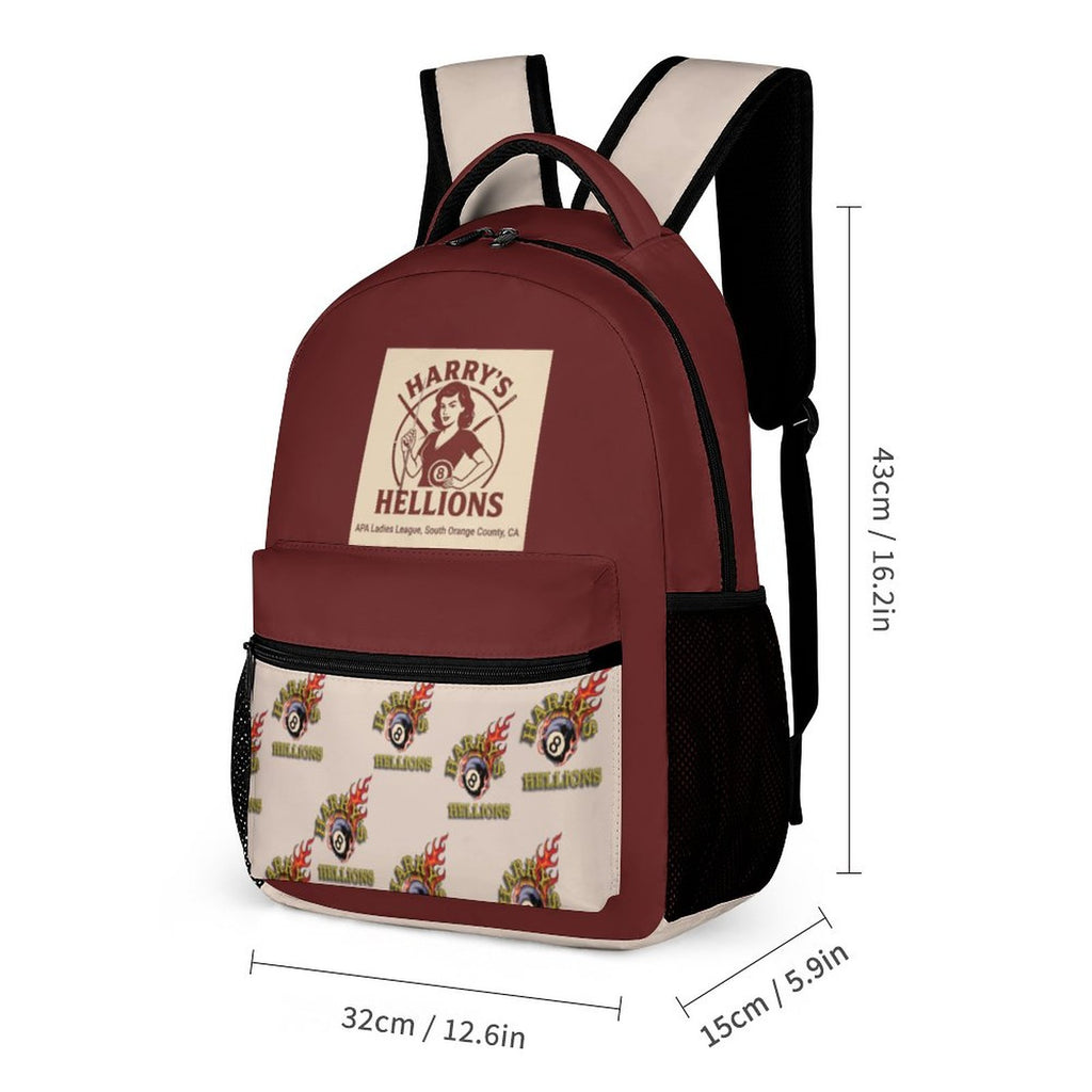 Harry’s Hellions Kids 3-Piece School Backpack Set  (Backpack, Insulated Lunch Bag & Pencil Case) Kid's Insulated Lunch Bag & Pencil Case Organizer)