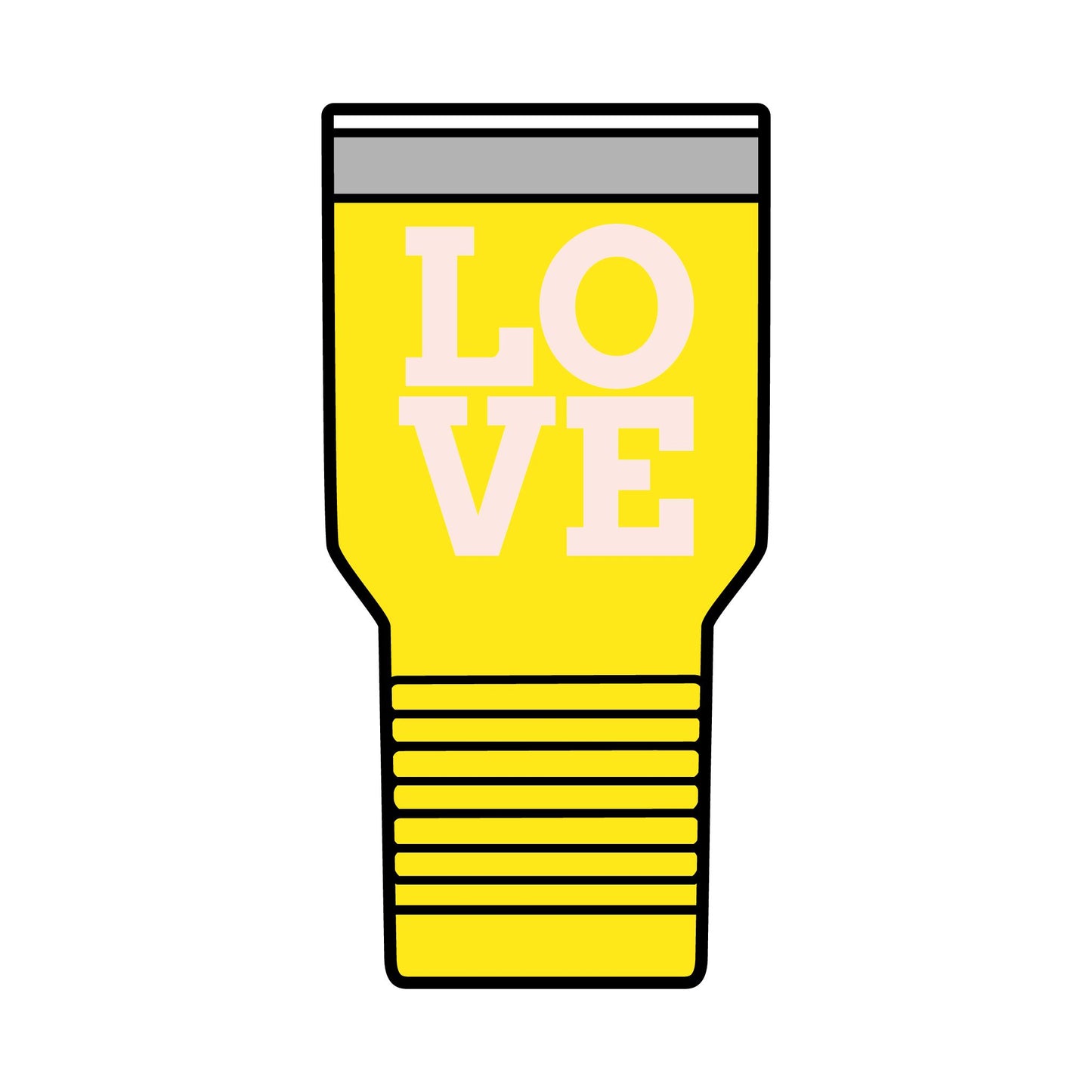 Valentine's Day Tumbler - Insulated Tumbler