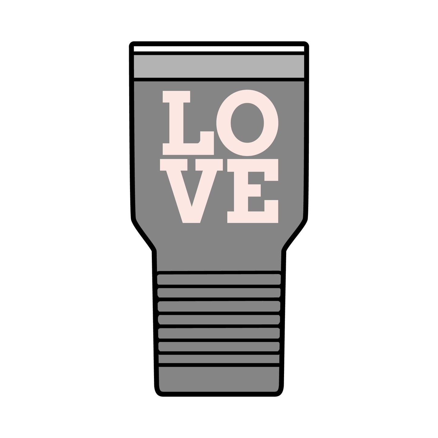 Valentine's Day Tumbler - Insulated Tumbler