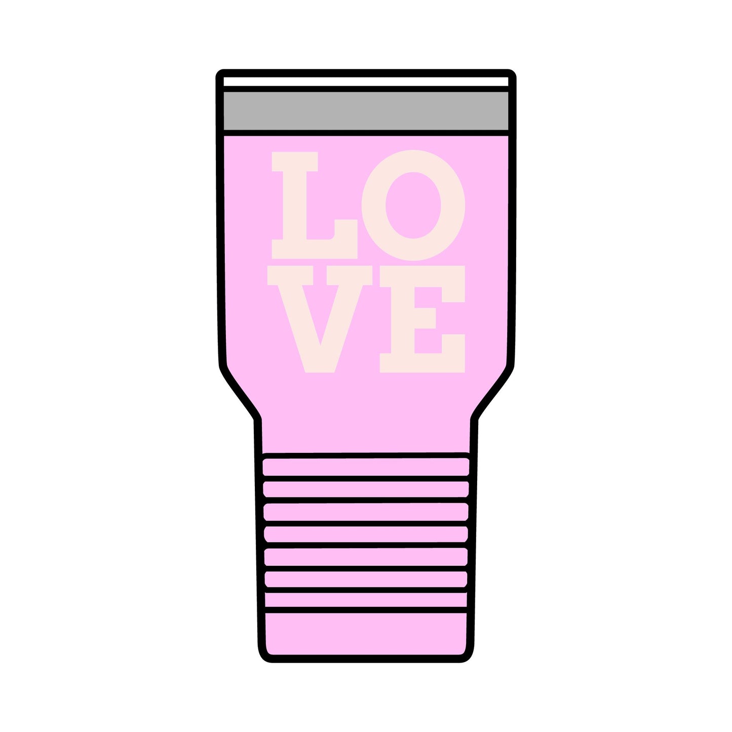 Valentine's Day Tumbler - Insulated Tumbler