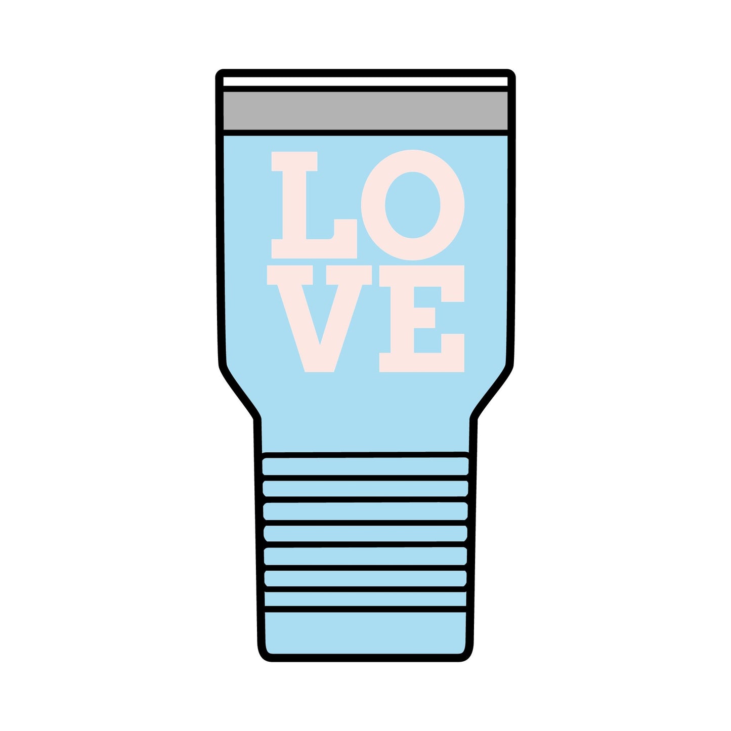 Valentine's Day Tumbler - Insulated Tumbler