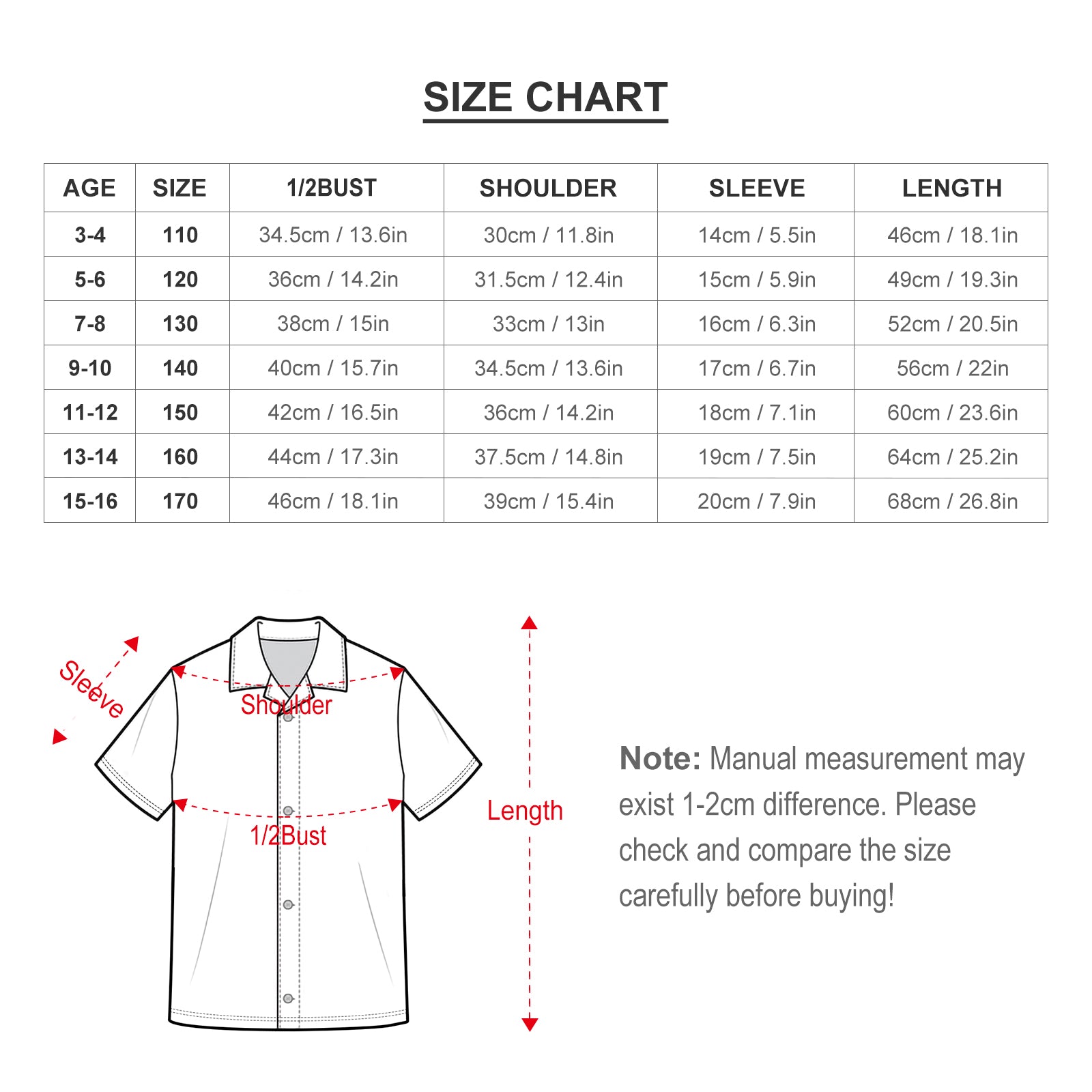 Kids button down JTW shirt