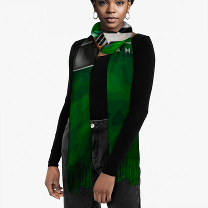 High I-Cue MN Cashmere-like Tassel Scarf