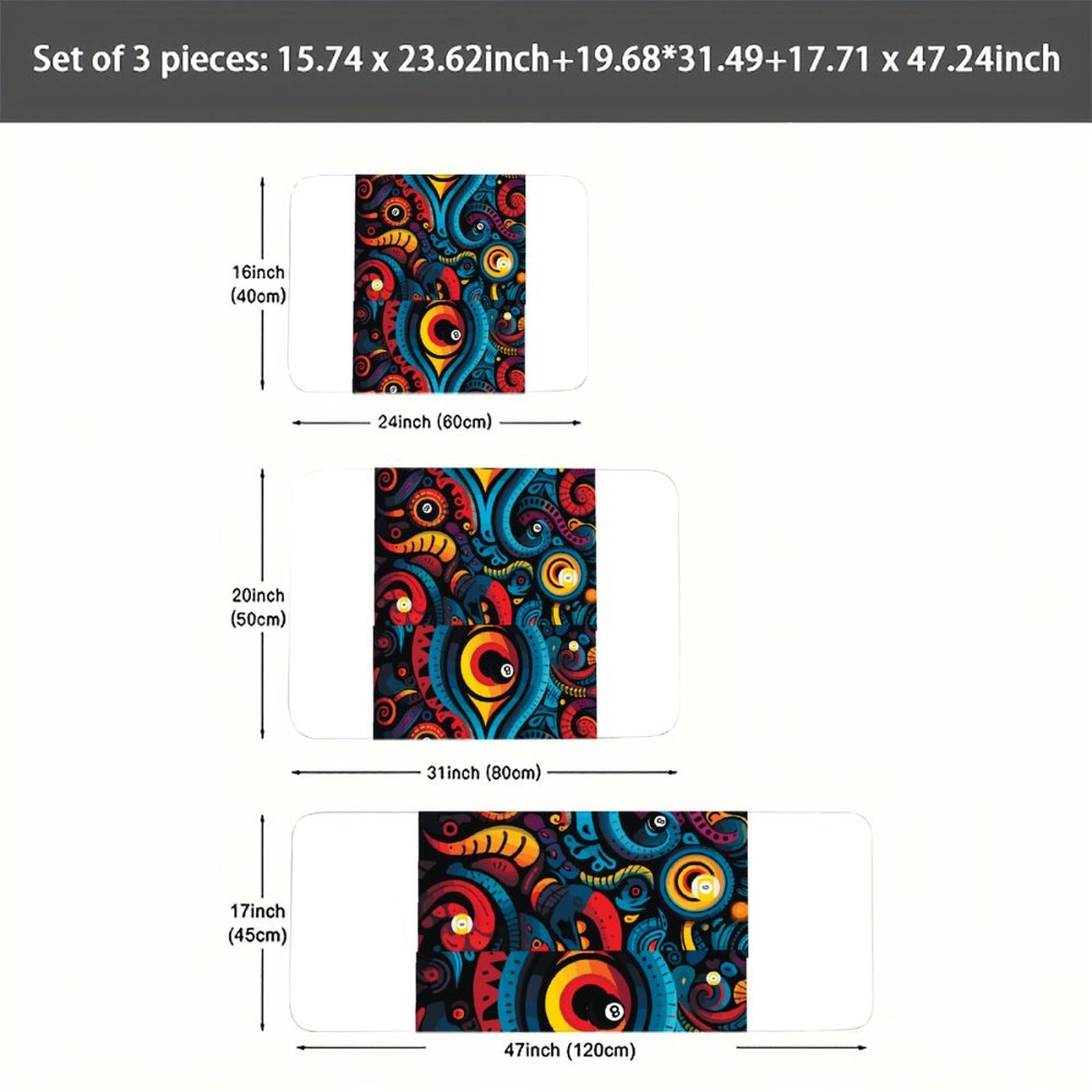 Kitchen 3-Piece Set(One-sided Printing)