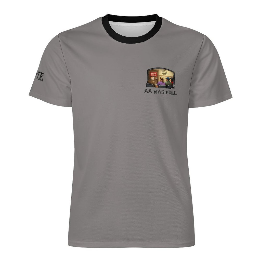AA Was Full™ Short Sleeve Mesh Performance T-Shirt – Lightweight Crewneck