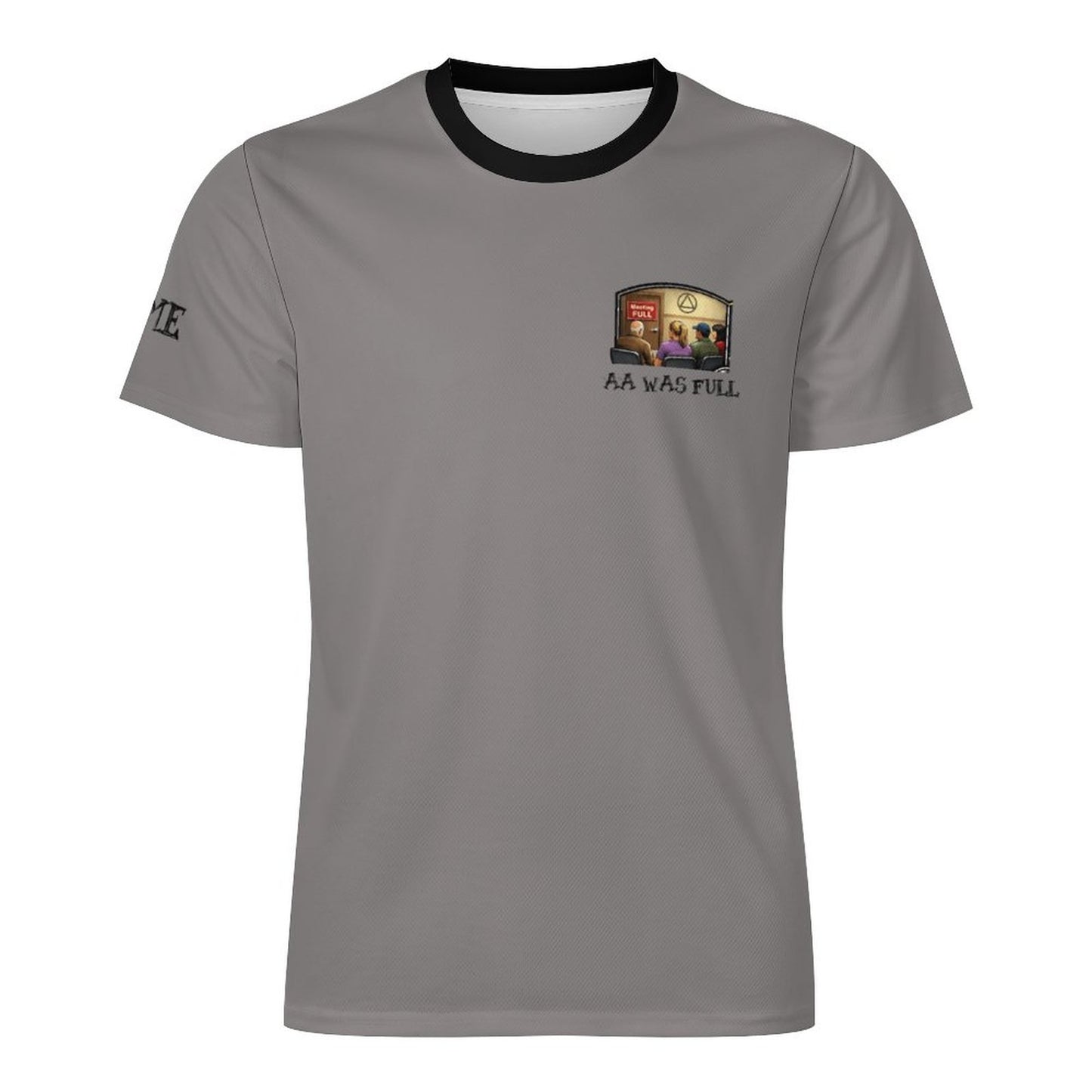 AA Was Full™ Short Sleeve Mesh Performance T-Shirt – Lightweight Crewneck