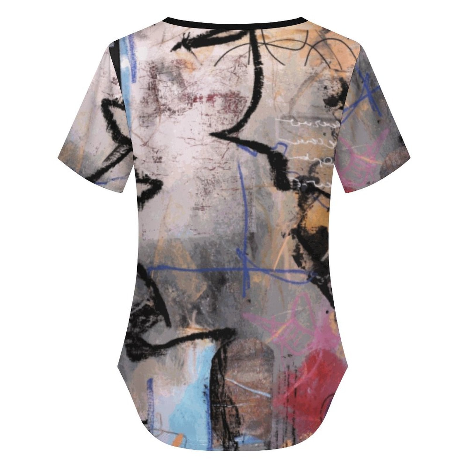 City Collection - Women's V Neck Short Sleeve Shirt