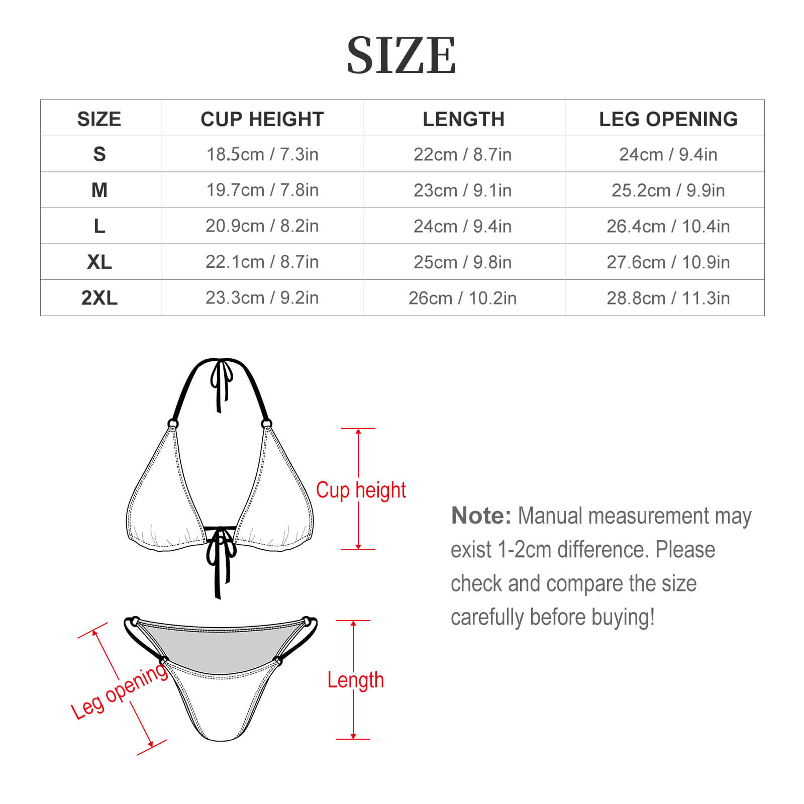 City Collection - 2-Piece Bikini Swimwear
