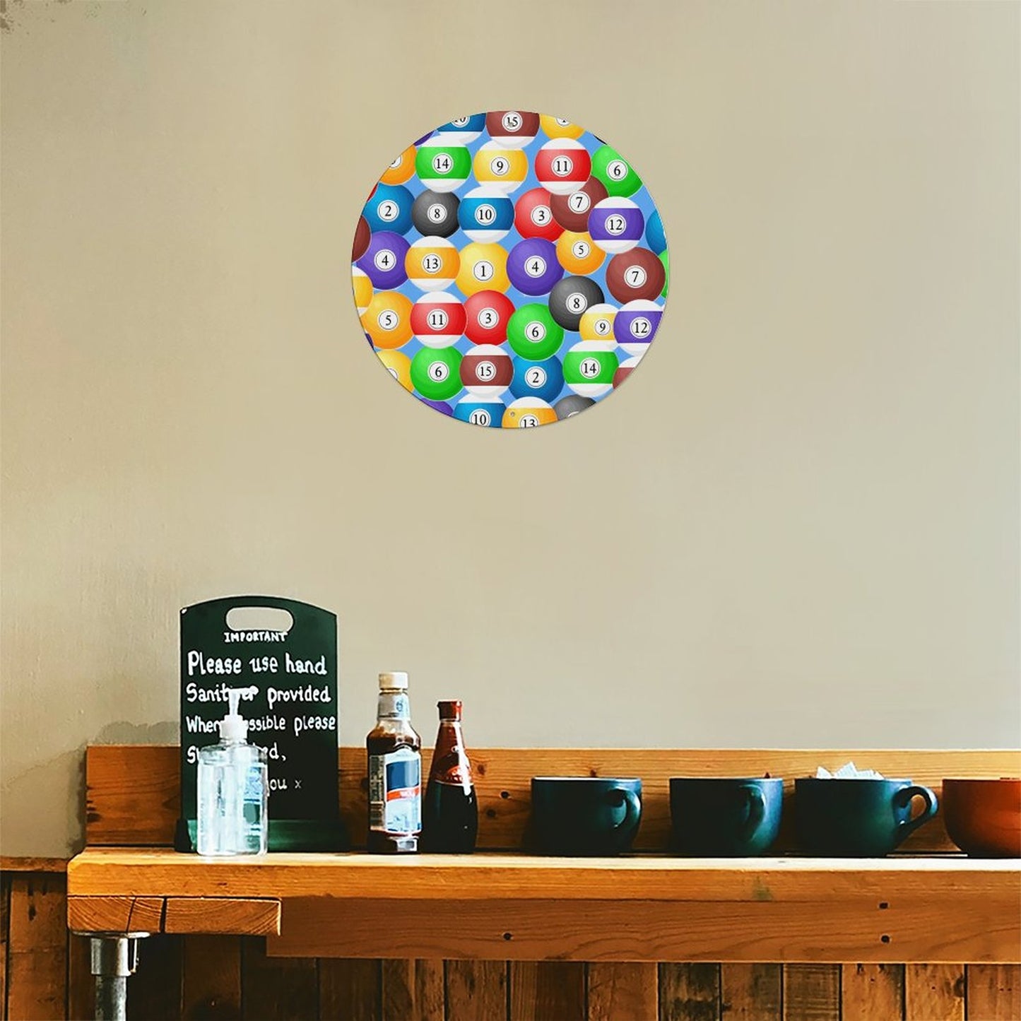 Round Aluminum Plaque Painting-7.9"x7.9"/20x20cm