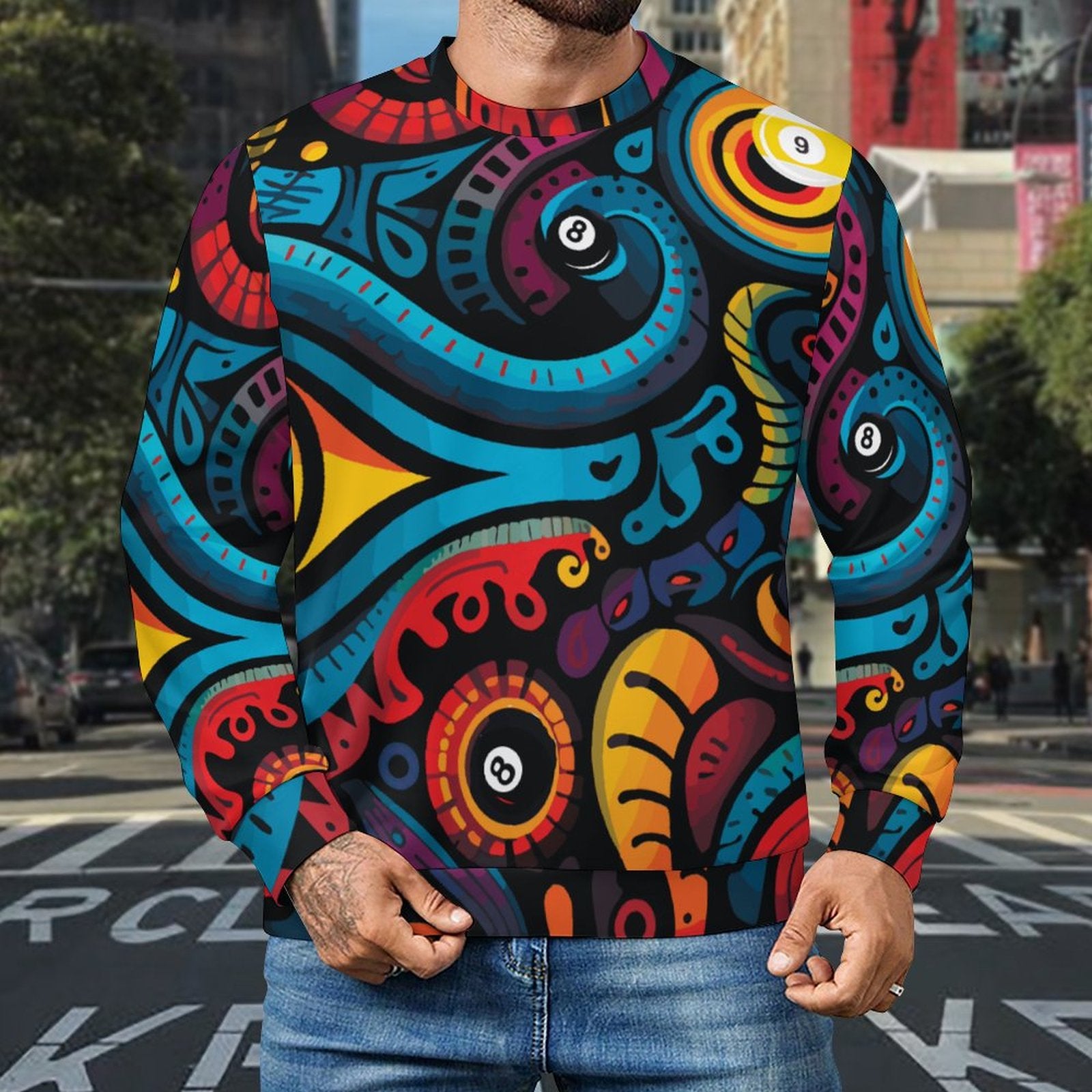 Dead Stroke Crew Neck Men's Sweatshirt