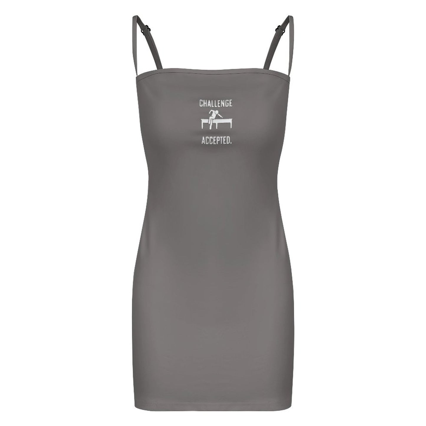 Slim Fit Spaghetti Strap Dress for Women(All-Over Printing)